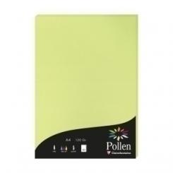 Papel Clairefontaine Pollen A4 120G 50H Verde Yema