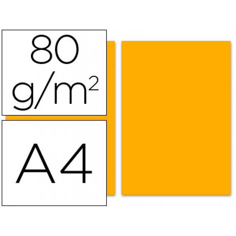 papel-color-liderpapel-a4-80gr-m2-naranja-paquete-de-100
