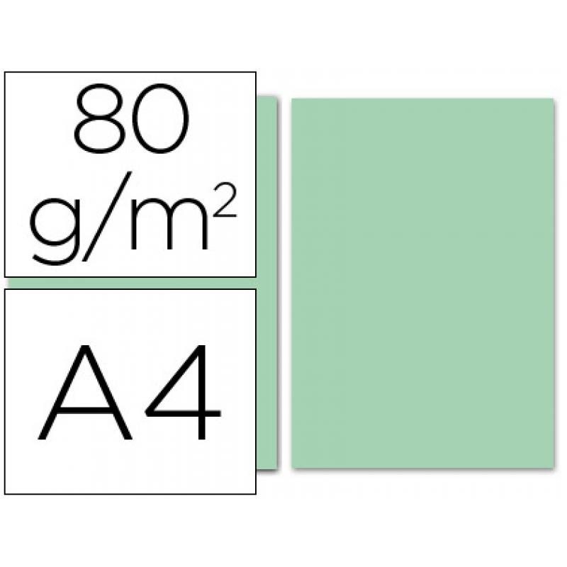 papel-color-liderpapel-a4-80gr-m2-verde-paquete-de-100