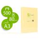 papel-color-q-connect-din-a3-80gr-champagne-paquete-de-500-hojas