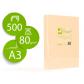 papel-color-q-connect-din-a3-80gr-crema-paquete-de-500-hojas