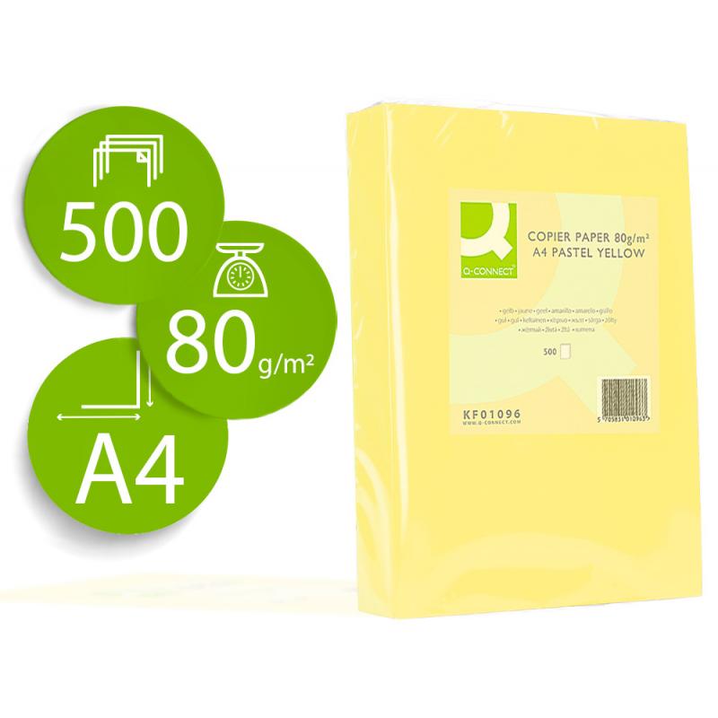papel-color-q-connect-din-a4-80gr-amarillo-paquete-de-500-hojas