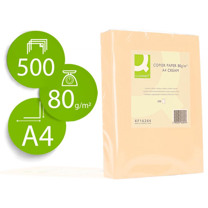papel-color-q-connect-din-a4-80gr-crema-paquete-de-500-hojas