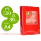 papel-color-q-connect-din-a4-80gr-rojo-intenso-paquete-de-500-hojas
