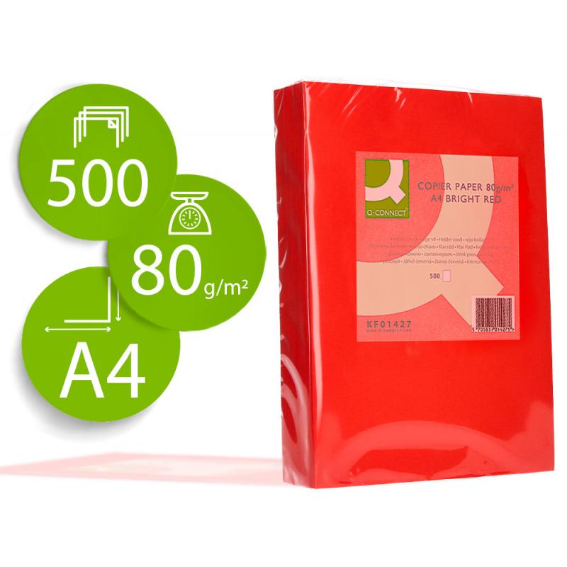 papel-color-q-connect-din-a4-80gr-rojo-intenso-paquete-de-500-hojas
