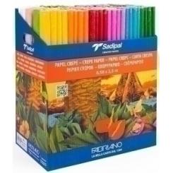 Papel Crepe (Pinocho) Sadipal 48G 0,5X2,5 M Surtido Expositor De 105