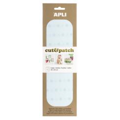 APLI Papel Cut&Patch Estrella Azul Pastel 3H