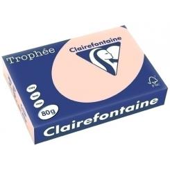 Papel De Color A4 Clairefontaine Trophee 80g 500h Pastel Salmon