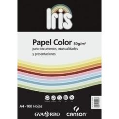 Papel De Color A4 Iris 80G 100H Ahuesado