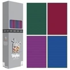 Papel De Regalo Rollo Basika 1X3 M (Caja De 40) Colores