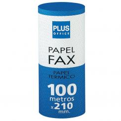 Papel Fax Plus Termico 210  mm x100Mx25