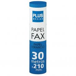 Papel Fax Plus Termico 210  mm x30Mx12