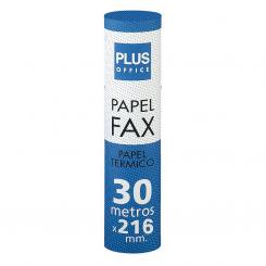 Papel Fax Plus Termico 216  mm x30Mx12