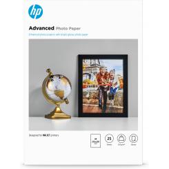 HP Papel fotográfico Advances, brillante, 250 g/m2, A4 (210 x 297 mm), 25 hojas