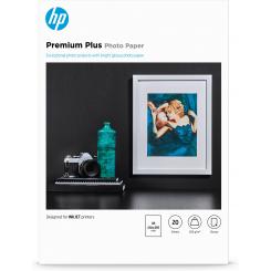 HP Papel fotográfico brillante Premium Plus - 20 hojas/A4/210 x 297 mm