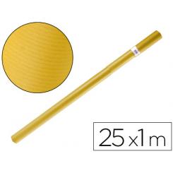 Papel kraft LIDERPAPEL amarillo rollo 25x1 mt