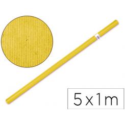 Papel kraft LIDERPAPEL amarillo rollo 5x1 mt