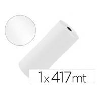 Papel Kraft LIDERPAPEL Blanco Bobina 1 Mt X 417 Mt especial para embalaje, peso 25 Kg