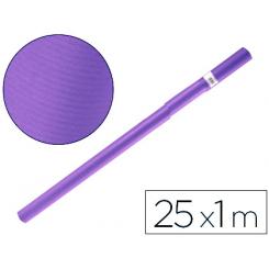 Papel kraft LIDERPAPEL violeta rollo 25x1 mt