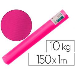 Papel kraft verjurado LIDERPAPEL fucsia ancho 1 mt longitud 150 mt gramaje 65 gr peso 10 kg