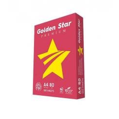 Papel Multifunción Golden Star Rojo Premium A4 80g 500H Blanco