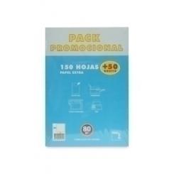 Papel Pacsa A4 200H (150+50) 80G Liso