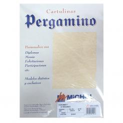 Papel Pergamino A4 25H Parchm.Ocre