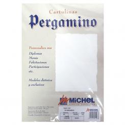 Papel Pergamino A4 25H Rustico Blanco