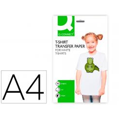 Papel Q-CONNECT transferencia para tela kf01430 DIN A4 bolsa de 10 hojas