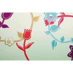 Papel Regalo 100Mx35Cm Flores