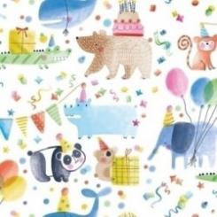 PAPEL REGALO HJ.BQ.0,7x1 (25) KR.B.T.AÑO