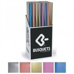 PAPEL REGALO RL.BQ. 0,7x2 LISO (50)