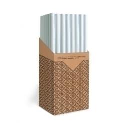 Papel Regalo Rollo TV 0,7X3 Celulosa Blanco