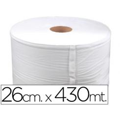 Papel Secamanos Industrial 26 cms De Ancho X 400 mts Aprox Diametro 33,5 cm Para El Dispensador 46826