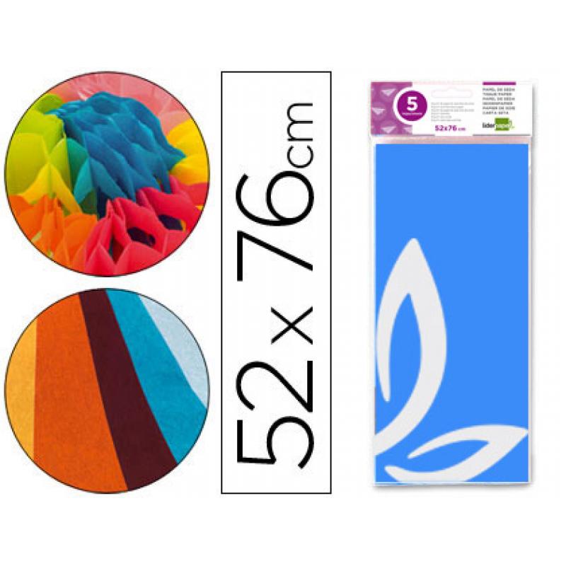 papel-seda-liderpapel-52x76cm-18gr-m2-bolsa-de-5-hojas-celeste