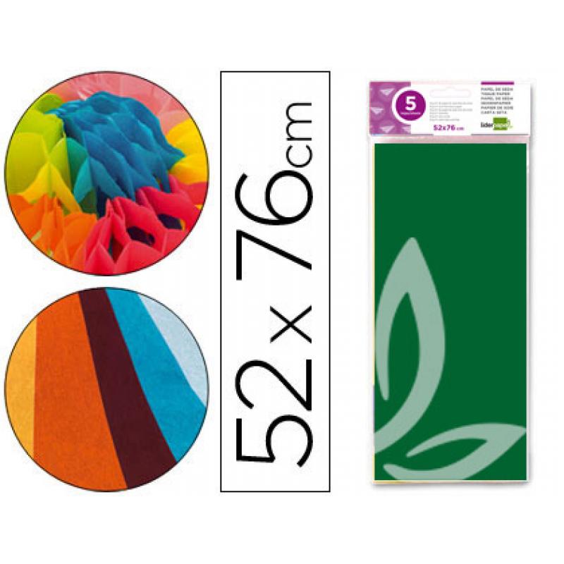 papel-seda-liderpapel-52x76cm-18gr-m2-bolsa-de-5-hojas-verde-oscuro