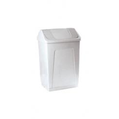 Papelera Basculante 55L Blanco