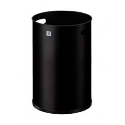 Papelera Cilindro Metalica P-10 21.5 Ø Negro