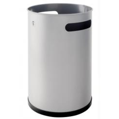 Papelera Cilindro Metalica P-21 25 Ø Grafito