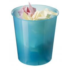Papelera compacta Archivo 2000 17 litros  290x310 mm azul mar traslúcido