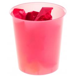 Papelera compacta Archivo 2000 17 litros  290x310 mm fucsia traslúcido