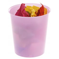 Papelera compacta Archivo 2000 17 litros  290x310 mm malva traslúcido