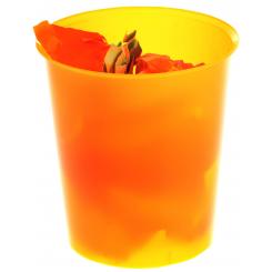 Papelera compacta Archivo 2000 17 litros  290x310 mm naranja traslúcido