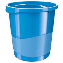 ESSELTE Papelera Europost, azul Vivida, 14 ltr
