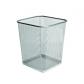 papelera-forofis-metal-cuadrada-plata