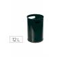Papelera metalica con asas 101 negra 32x21 cm 12 litros