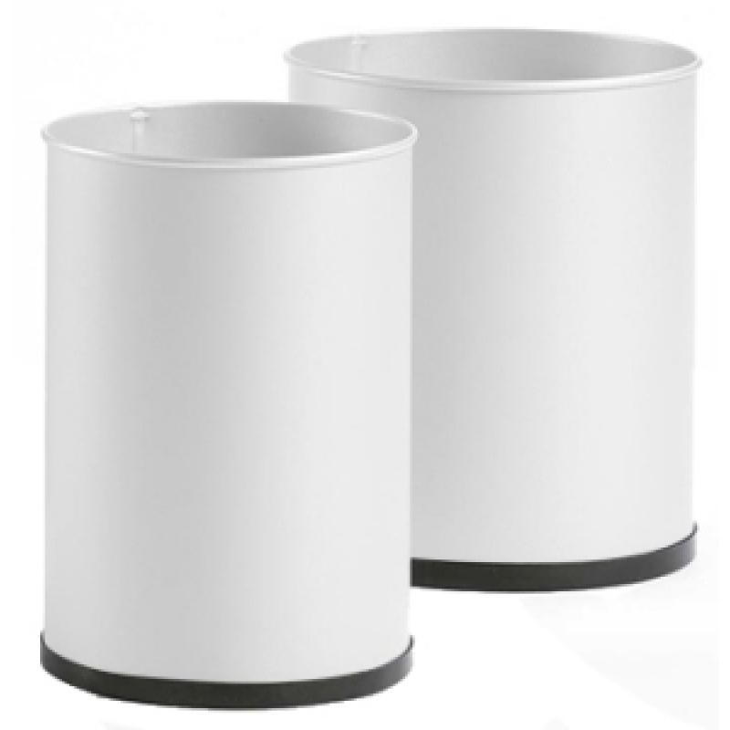 papelera-planning-sisplamo-basic-metalica-redonda-12-litros-blanca