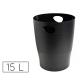 papelera-plastico-exacompta-ecoblack-negro-15-litros