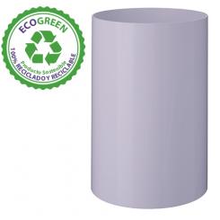 Papelera Sostenible Ecogreen Archivo 2000 18 ltrs poliestireno 100% reciclado. Medida ext 260 x 335 mm. Color malva pastel.