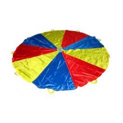 Paracaidas AMAYA de nylon con 12 asas colores del parchis 3,50 m